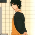 Man in an apron by Setsuko Kato